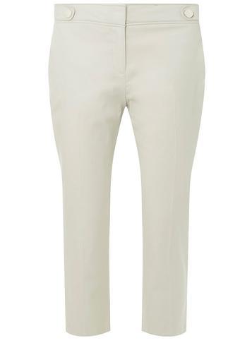 Dorothy Perkins Petite Silver Sateen Trousers