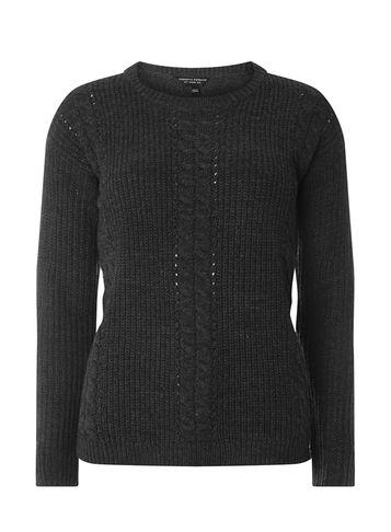 Dorothy Perkins Charcoal Cable Front Jumper