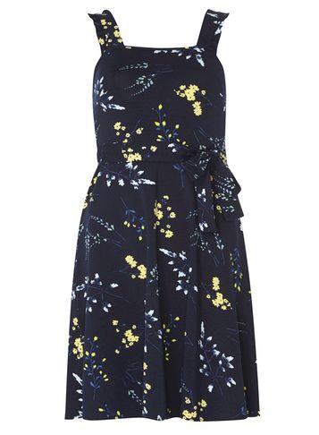 Dorothy Perkins Petite Navy Floral Sundress