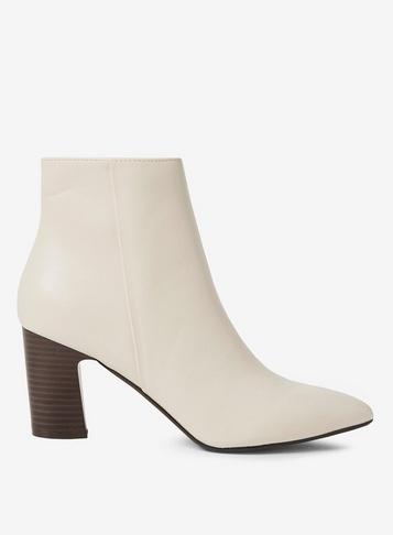 Dorothy Perkins White Bone 'adrienne' Boots