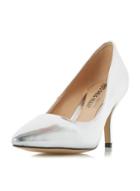 Dorothy Perkins *head Over Heels By Dune 'andrina' Silver Heeled Shoes