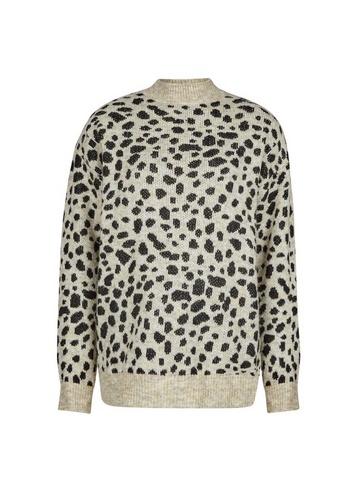 Dorothy Perkins *tall Multi Coloured Cheetah Print Spandex Jumper