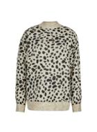 Dorothy Perkins *tall Multi Coloured Cheetah Print Spandex Jumper