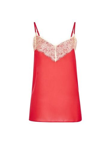 Dorothy Perkins Neon Red Lace Camisole Top