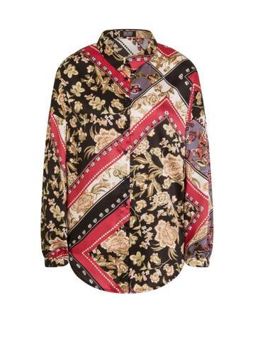 Dorothy Perkins *girls On Film Multi Coloured Scarf Print Shirt