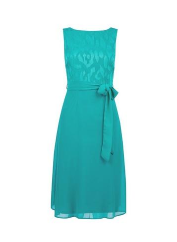 *billie & Blossom Petite Teal Burnout Dress
