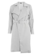 Dorothy Perkins Grey Winnie Trenchcoat