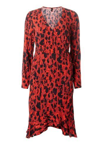 Dorothy Perkins *vero Moda Red Printed Midi Dress