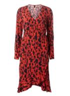 Dorothy Perkins *vero Moda Red Printed Midi Dress