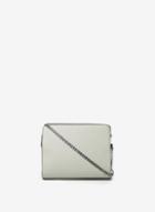 Dorothy Perkins Grey Zip Top Chain Cross Body Bag