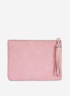 Dorothy Perkins Pink Tassel Clutch Bag