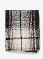 Dorothy Perkins Multi Colour Boucle Checked Scarf