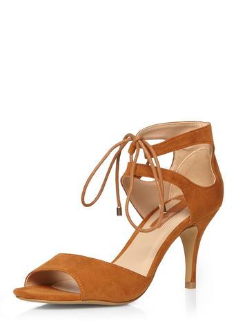 Dorothy Perkins Tan 'sapphire' Lace Up Sandals