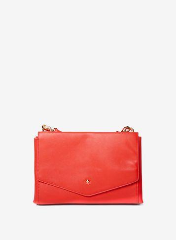 Dorothy Perkins Red Double Pouch Cross Body Bag