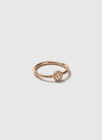 Dorothy Perkins Gold Defined Cubic Zirconia Ring