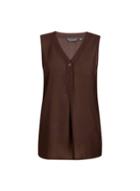 Dorothy Perkins March Chocolate Sleeveless Top