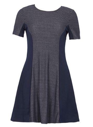 Dorothy Perkins *izabel London Navy Fit And Flare Dress