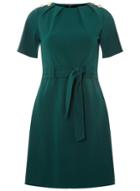 Dorothy Perkins Green Tie Waist Shift Dress