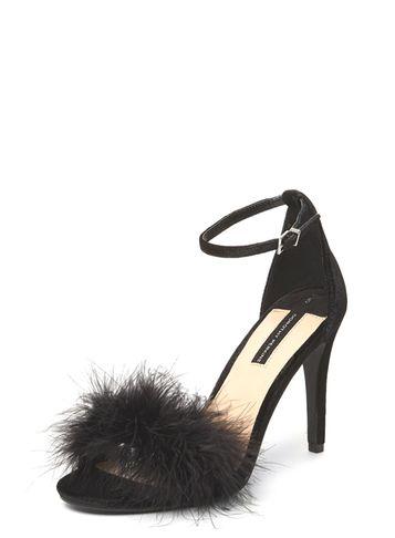 Dorothy Perkins Black 'strut' Heeled Sandals