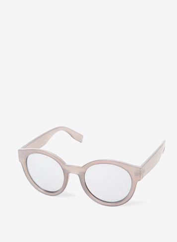 Dorothy Perkins Grey Round Preppy Sunglasses