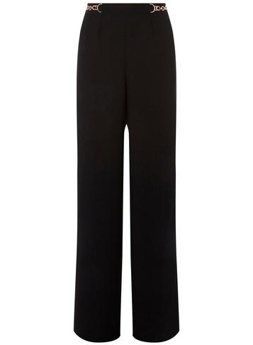Dorothy Perkins *tall Black Chain Palazzo Trousers