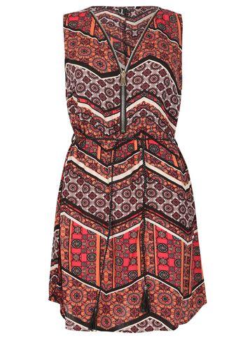 Dorothy Perkins *izabel London Red Sleeveless Shift Dress