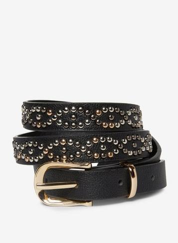 Dorothy Perkins Black Multi Stud Belt