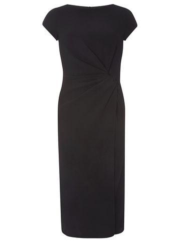Dorothy Perkins *lily & Franc Black Crepe Shift Dress
