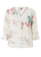 Dorothy Perkins *billie & Blossom White Floral Print Top