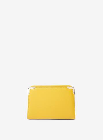 Dorothy Perkins Mustard Mini Box Clutch