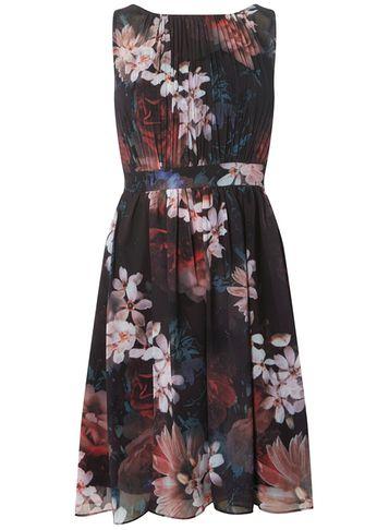 Dorothy Perkins *showcase Multi Colour Floral Print Beth Prom Dress