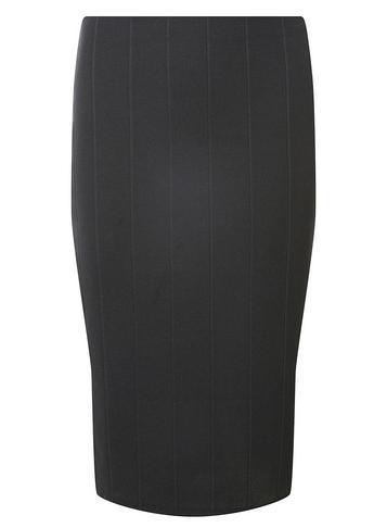 Dorothy Perkins Black Ribbed Pencil Skirt