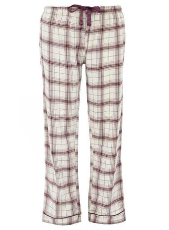 Dorothy Perkins Wine Check Pyjama Pant