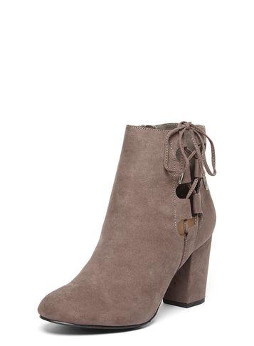 Dorothy Perkins Grey 'annabelle' Suedette Ankle Boots