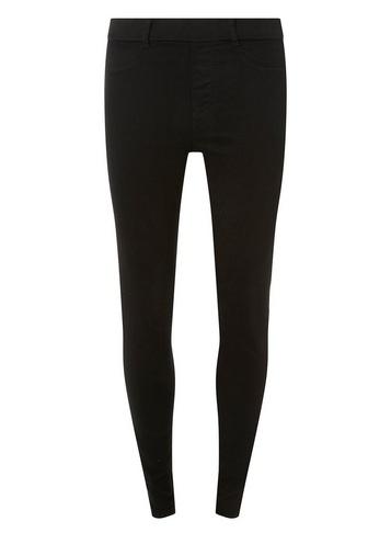 Dorothy Perkins *tall Black Eden Super Soft Ankle Grazer Jeggings