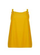 Dorothy Perkins *dp Curve Yellow Metal Tab Camisole Top