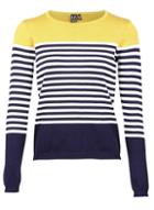 Dorothy Perkins *izabel London Yellow Mix Striped Jumper