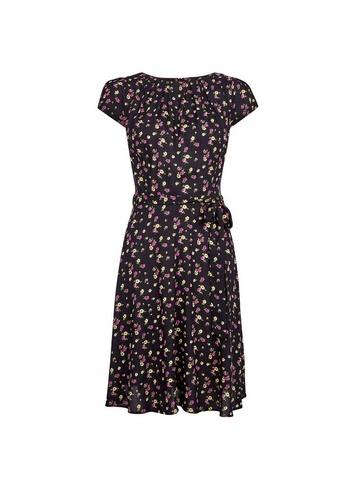 *billie & Blossom Black Floral Print Dress