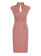 Dorothy Perkins *little Mistress Orange Pleat Dress