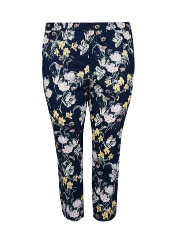 Dorothy Perkins *dp Curve Multi Colour Floral Print Ankle Grazer Trousers