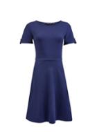 Dorothy Perkins Navy Button T-shirt Dress