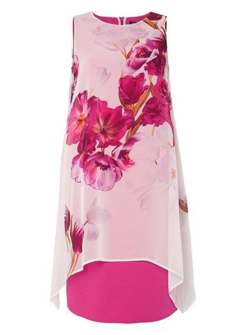 *roman Originals Orchid Floral Print Shift Dress