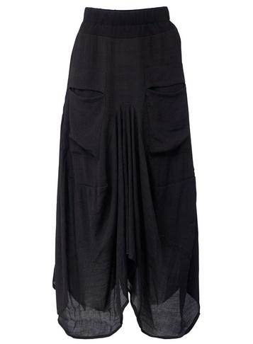 *izabel London Black Floaty Sheer Skirt