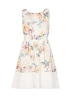 Dorothy Perkins *izabel London White Foliage Print Dress