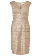 Dorothy Perkins *lily & Franc Champagne Shutter Wrap Shift Dress