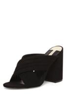 Dorothy Perkins Online Exclusive 'sydney' Black Cross Over Mules