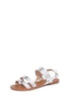 Dorothy Perkins Silver 'frankie' Strappy Sandals