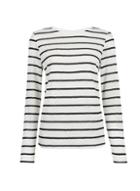 Dorothy Perkins Ivory Stripe Print Top