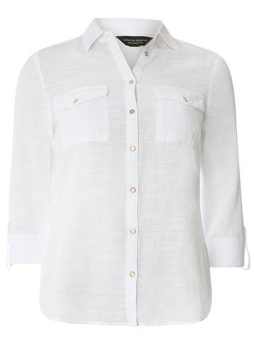 Dorothy Perkins White Ultimate Summer Shirt