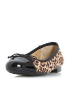 Dorothy Perkins *head Over Heels By Dune Leopard 'hazaa' Flat Shoes